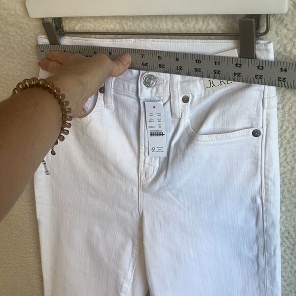J Crew 9 inch Toothpick Jeans‎ Womens Size 26 White Wash - Picture 6 of 9